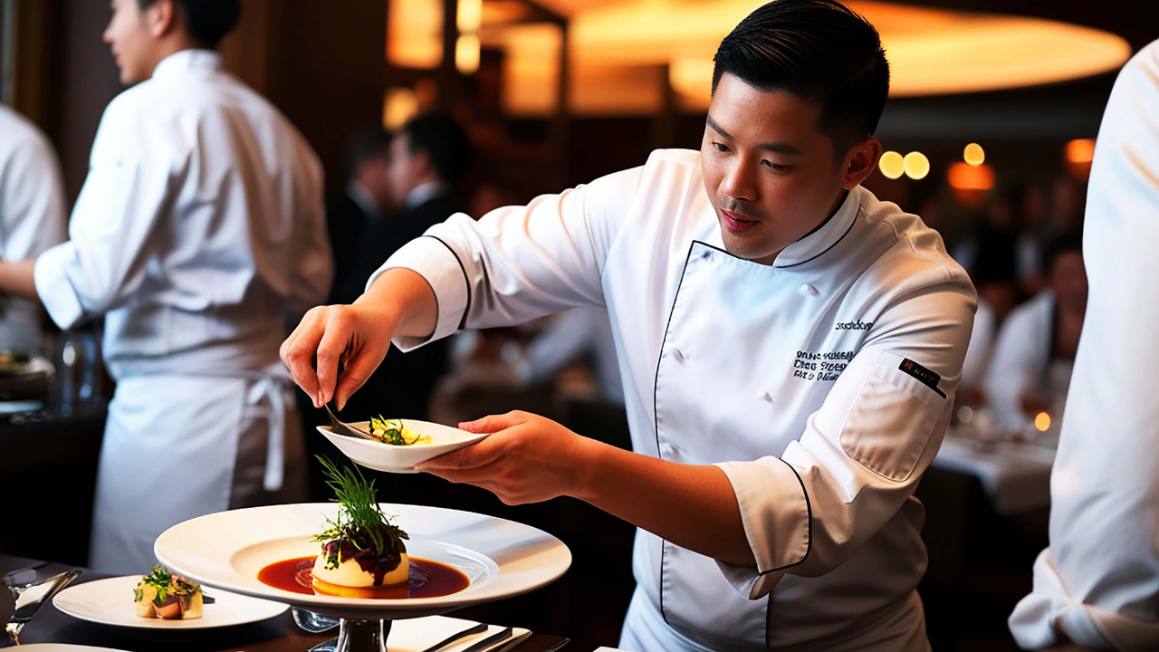 Blue Nest chef at work
